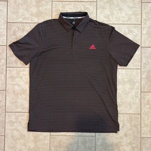 Men’s XL Adidas striped Golf Polo
